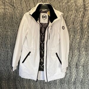 Michael Kors Quilted Lining Winter Jacket, White - Size S (NWT)